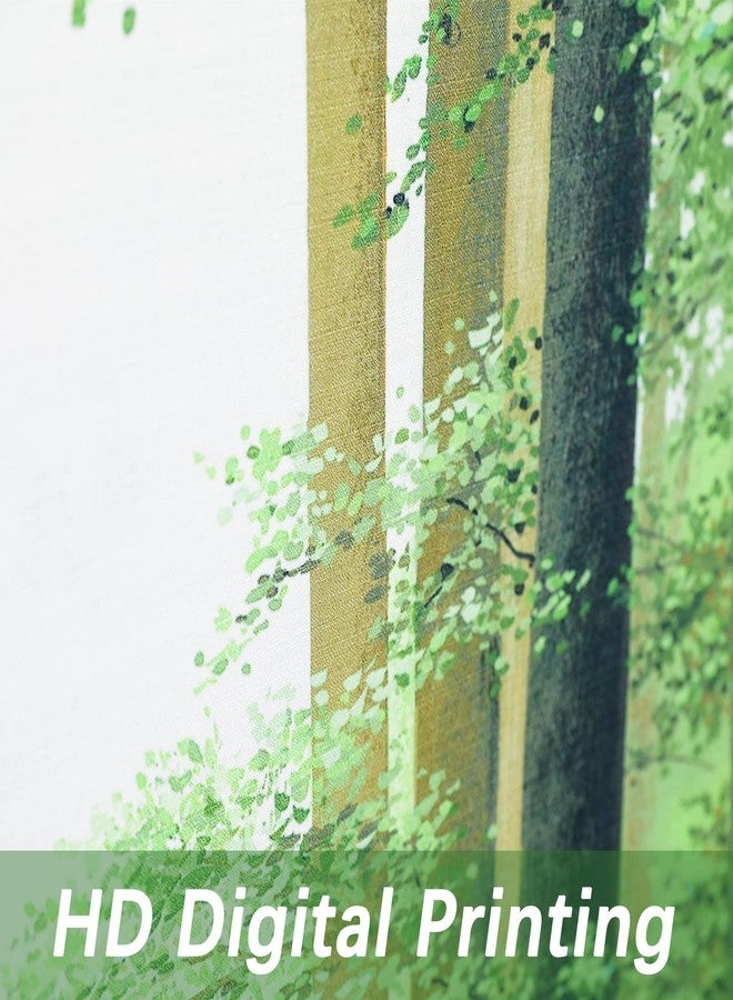 RLoncomix Japanese Noren Long Doorway Curtain Green Forest Door Curtain Tapestry for St. Patrick's Day Home Kitchen Decoration 33 x 59 inch - Image 4